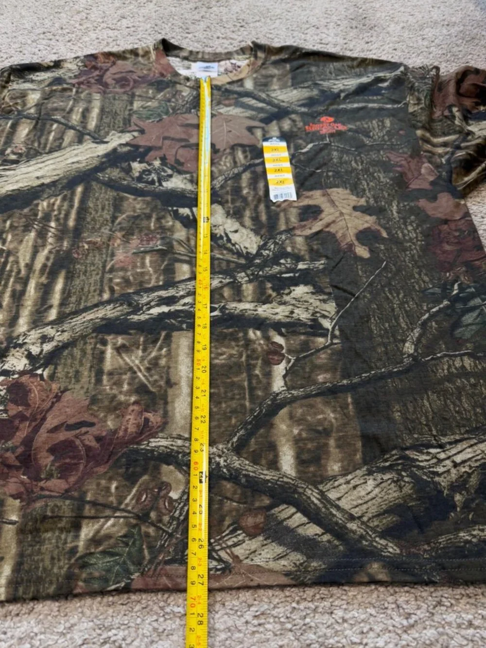 Mossy Oak Break-Up Infinity Long Sleeve Camo Shirt For Men Size 2XL Hunting